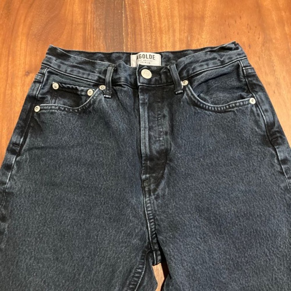 Riley cropped high-rise straight-leg jeans